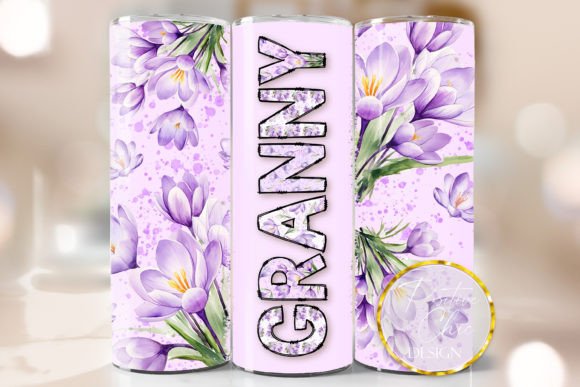 Granny Tumbler Wrap: Graphics for Crafts & Branding