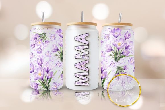 Mama Libbey Cup Wrap: Mothers Day Graphics for Crafts